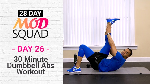 30 Minute Dumbbell Abs Workout - Mod Squad #26