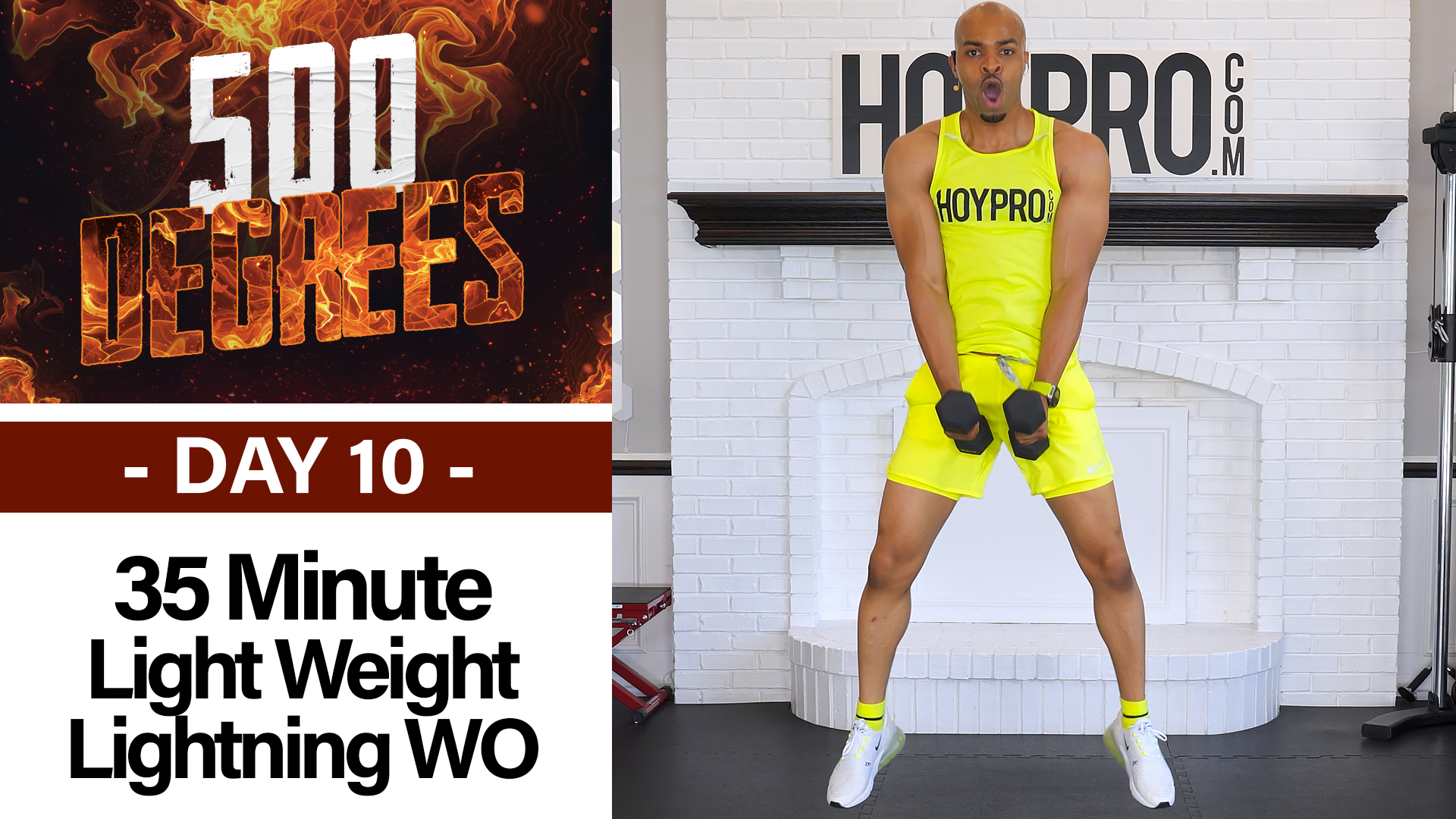 35 Minute Light Weight Lightning Full Body Workout - 500 Degrees #10