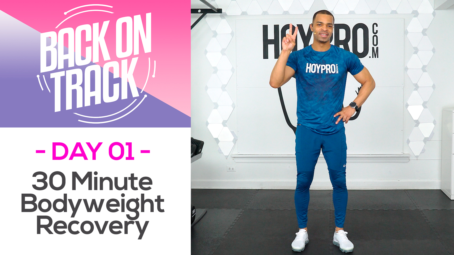 30 Minute Full Body Bodyweight Recovery - Back on Track #01