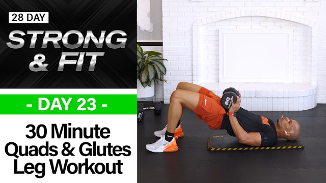 30 Minute Quads & Glutes Lower Body Workout - STRONGAF  #23