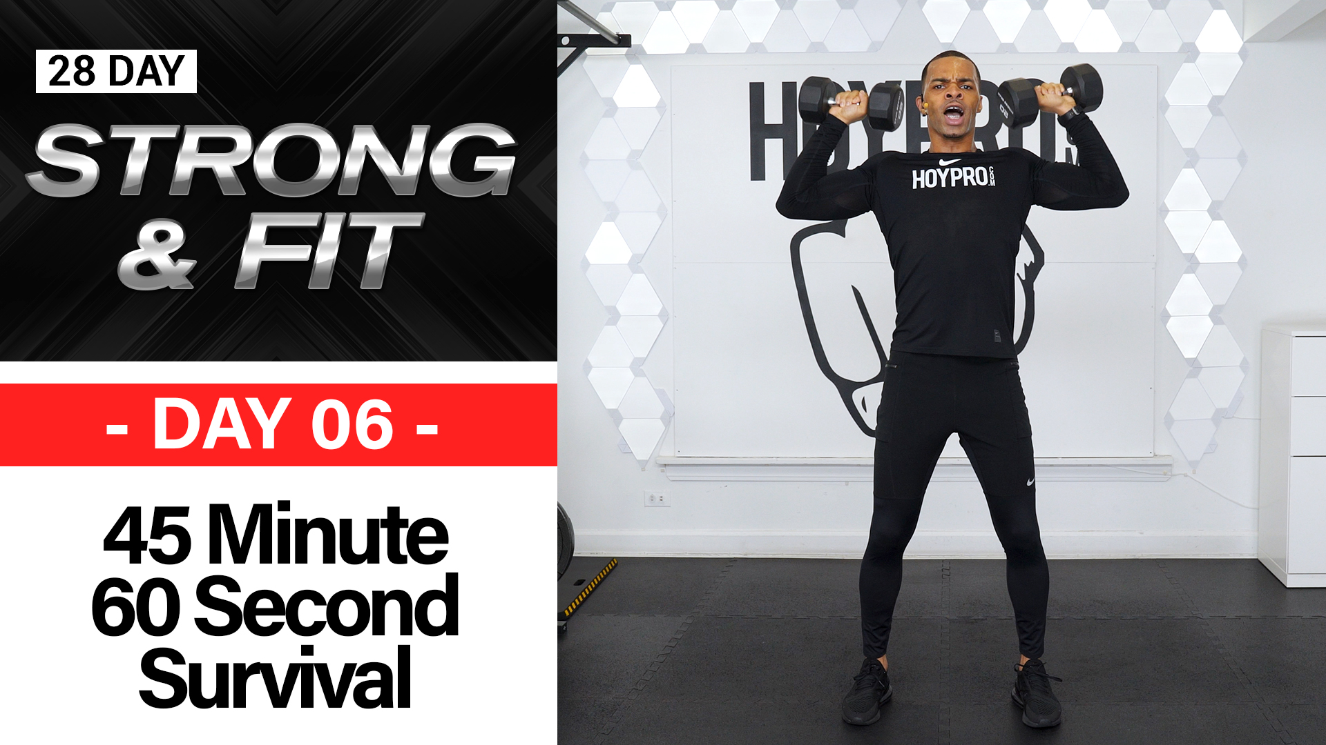 45 Minute 60 Second Strength Sweat Survival - STRONGAF #06
