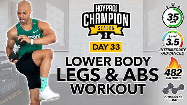35 Minute Legs & Abs Lower Body Worko...