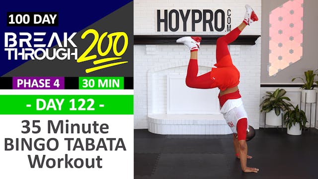 #122 - 35 Minute Tabata BINGO Stacked Sets - Breakthrough200