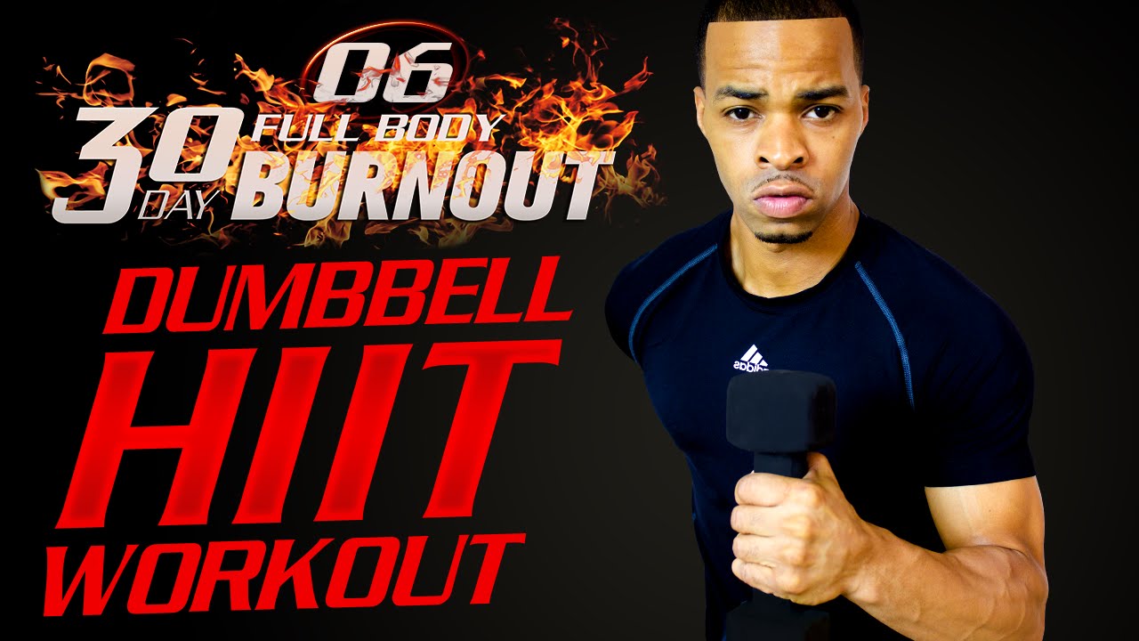 FBB1 #06 - 30 Minute Light Dumbbell Full Body HIIT Workout