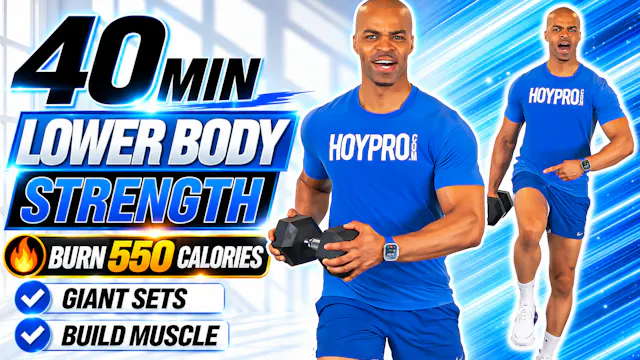 40 Minute Lower Body GIANT SETS Worko...