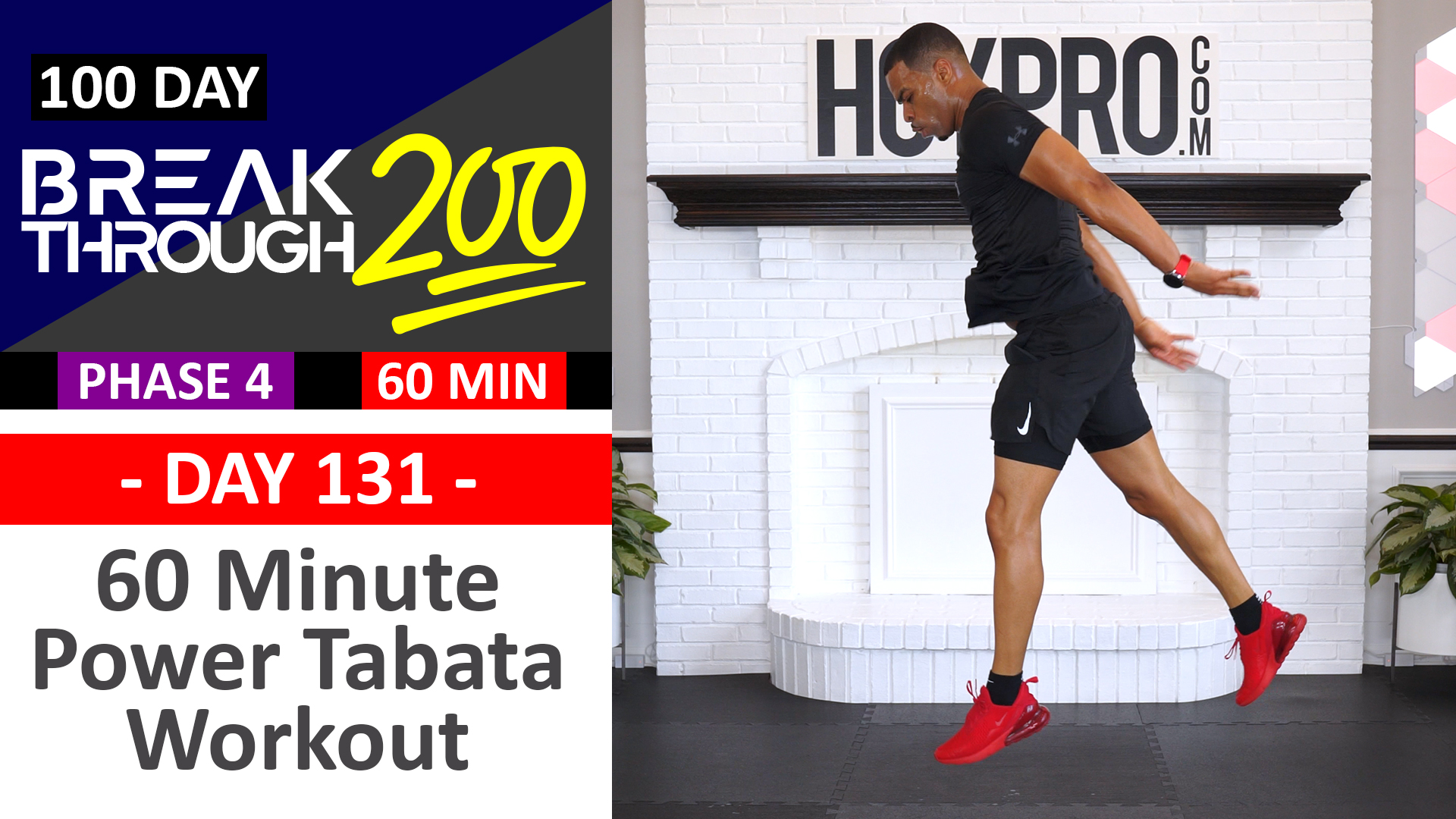 #131 - 60 Minute Power Tabata Hybrid Workout - Breakthrough200