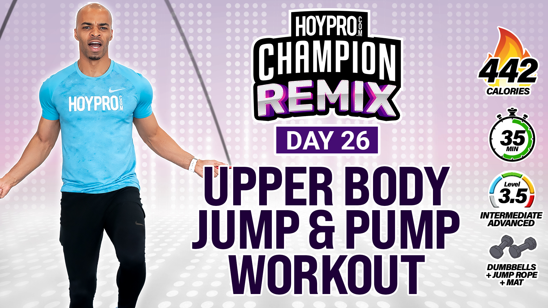 35 Minute Upper Body Pump & Jump Workout - Champion REMIX #26