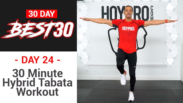 30 Minute Hybrid Tabata HIIT CRUSHER Workout - Best30 #24