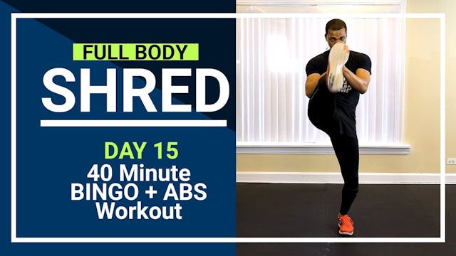 FBShred #15 - 40 Minute Cardio BINGO ...