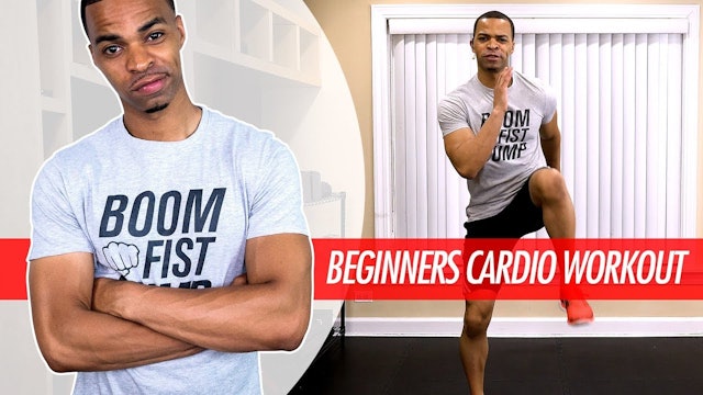 15 Minute Beginners Standing HIIT Cardio Home Workout