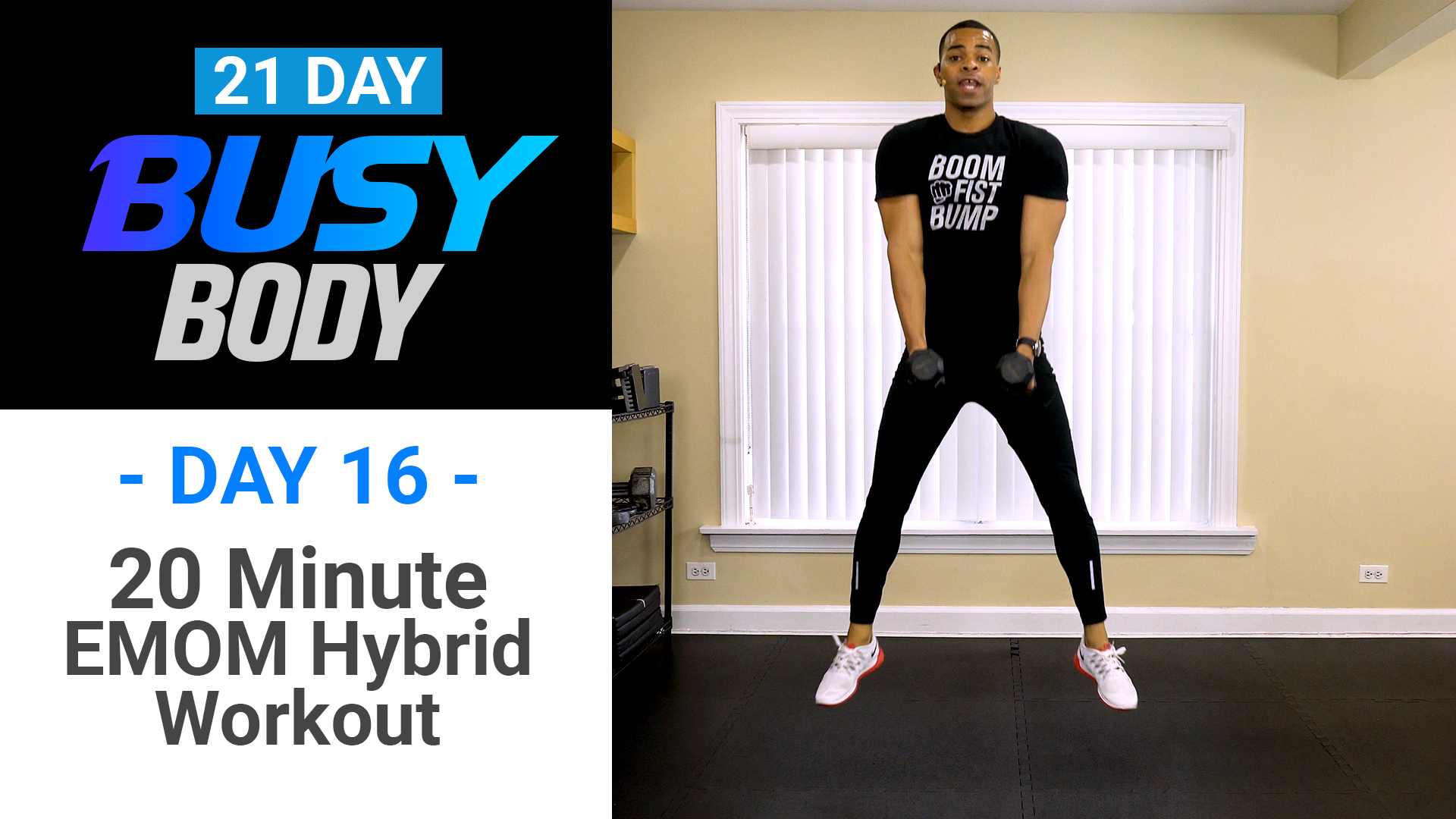 20 Minute EMOM Hybrid HIIT Workout - Busy Body #16 - 21 Day Busy Body ...