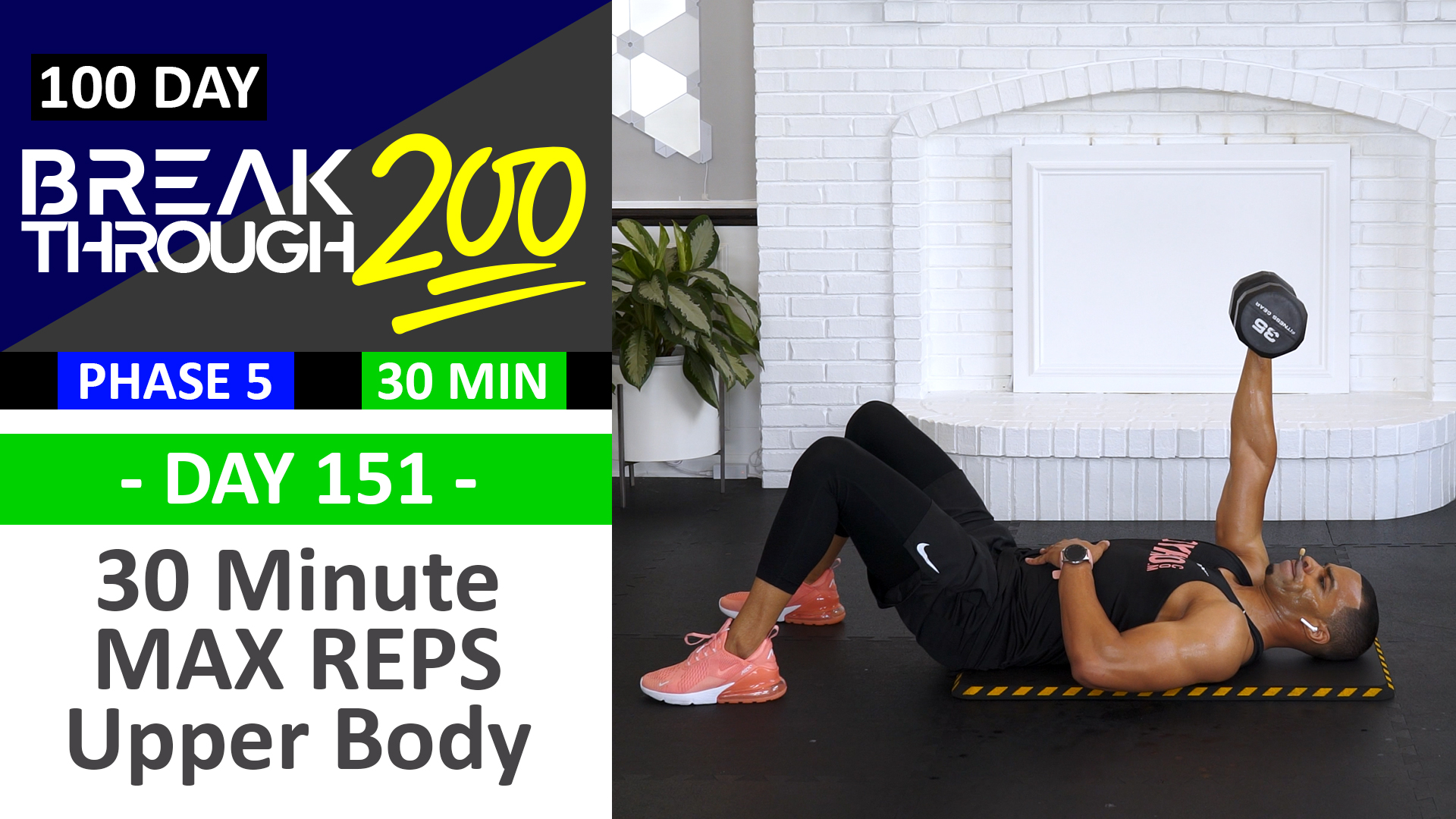 #151 - 30 Minute MAX Reps Unilateral Arms Workout - Breakthrough200