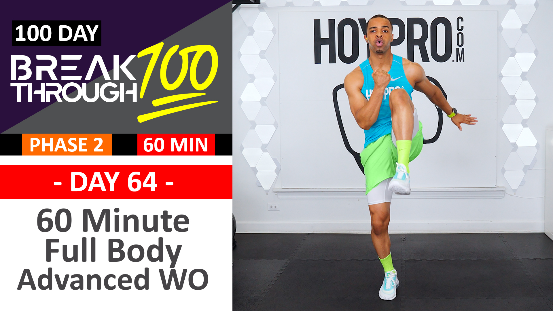 #64 - 60 Minute Full Body Advanced Prep Sweat & Sculpt Workout - Breakthrough100