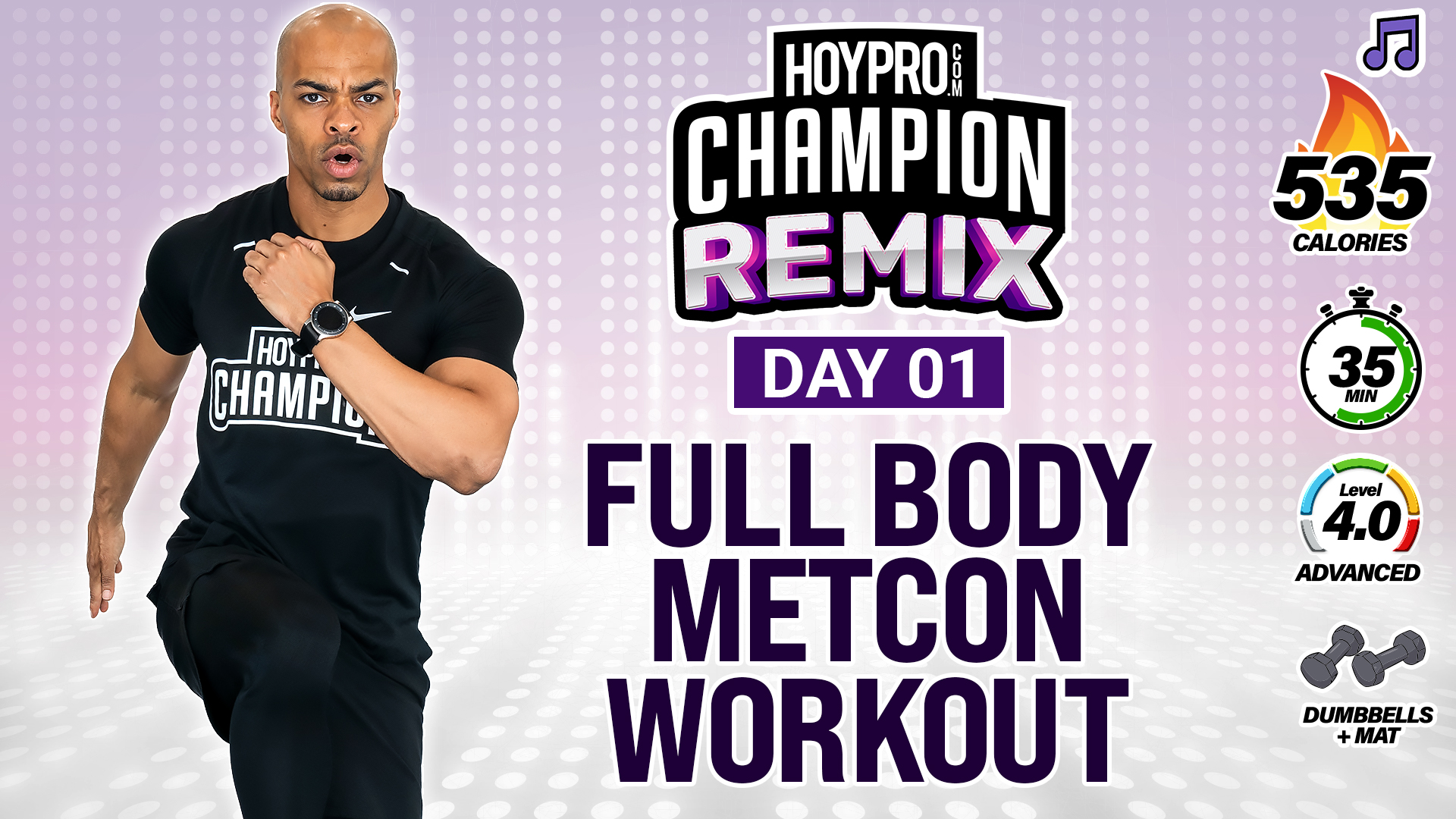 35 Minute Full Body METCON Initiation - Champion REMIX #01 (Music)