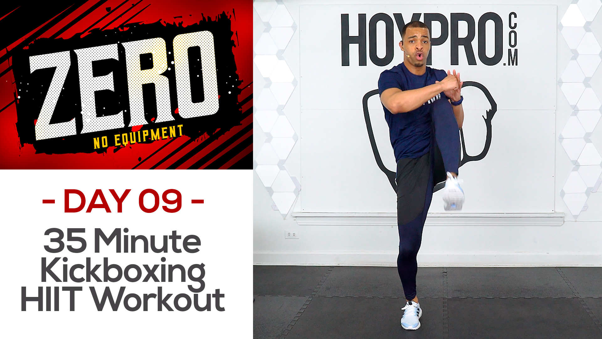 35 Minute BRUTAL Kickboxing HIIT Workout - ZERO #09