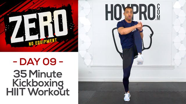 35 Minute BRUTAL Kickboxing HIIT Work...