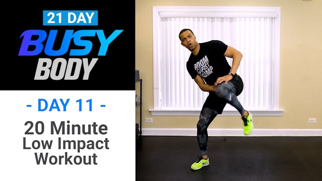 20 Minute Low Impact HIIT Workout - B...