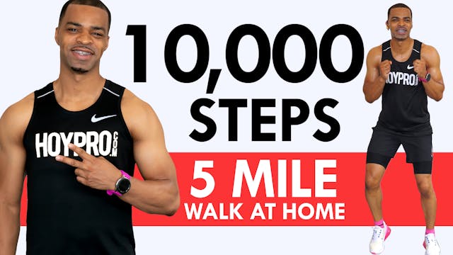 80 Min 10,000 Steps Indoor Walking No...