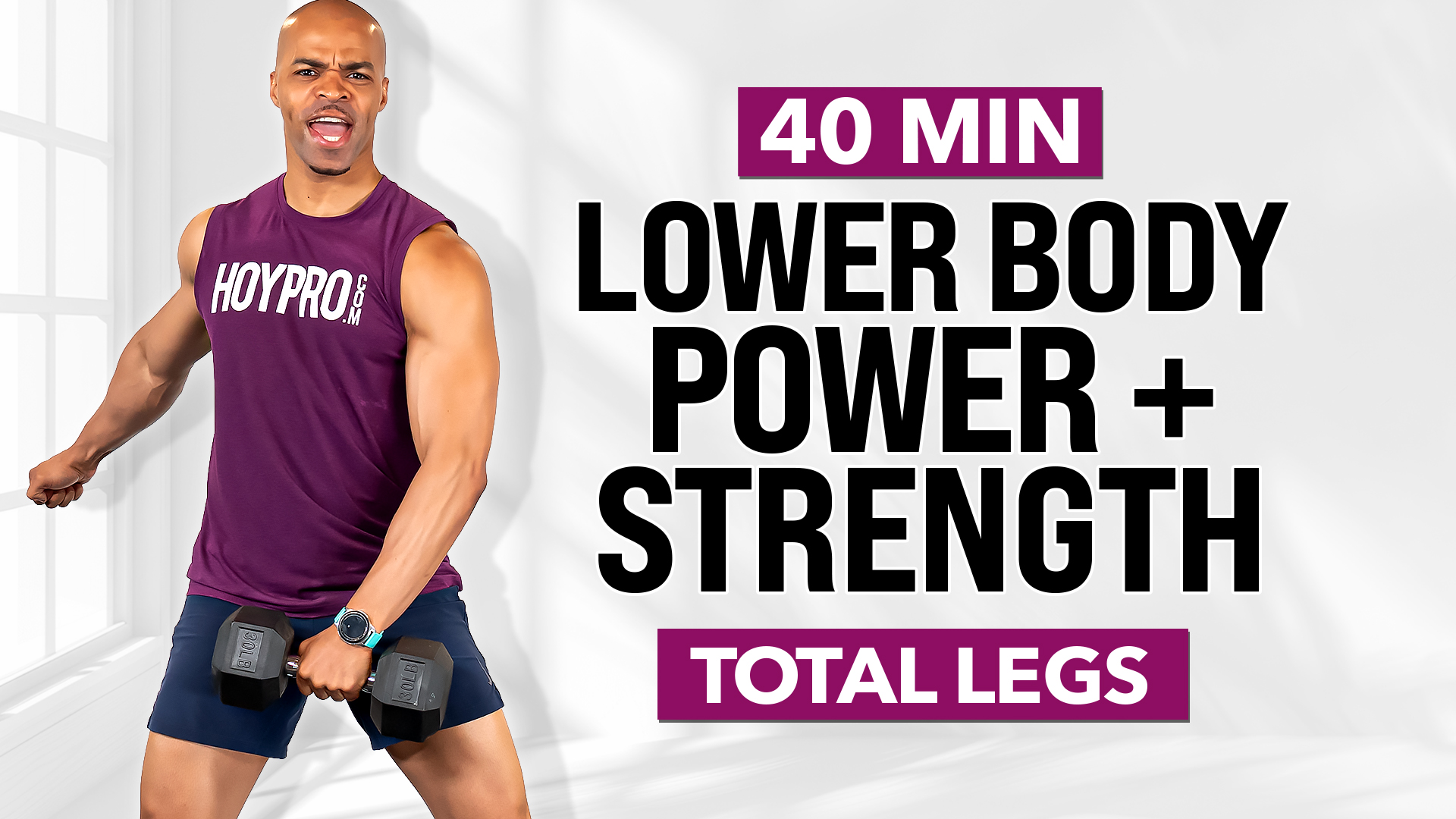 40 Minute Lower Body Strength & Power Workout