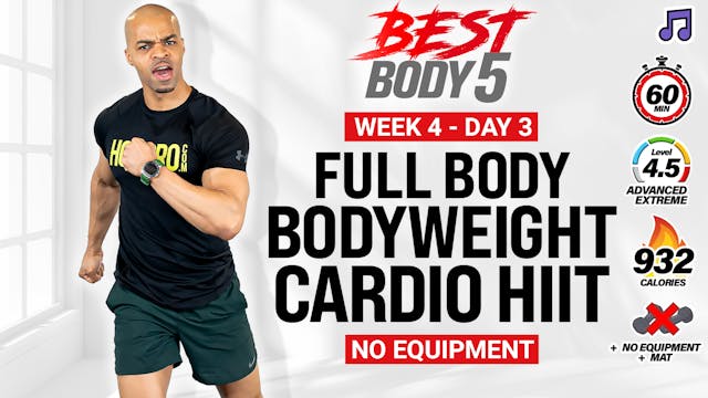 60 Minute INTENSE Full Body Bodyweigh...