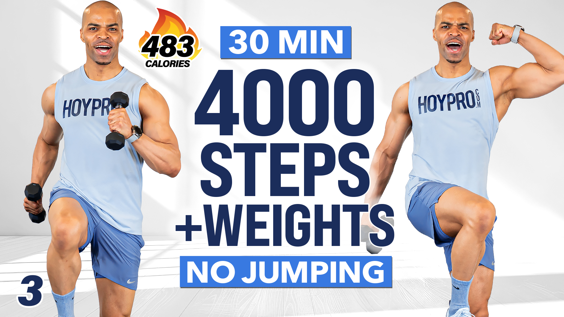 30 Minute Walking Workout with Weights (4000 Steps) - WALK #03