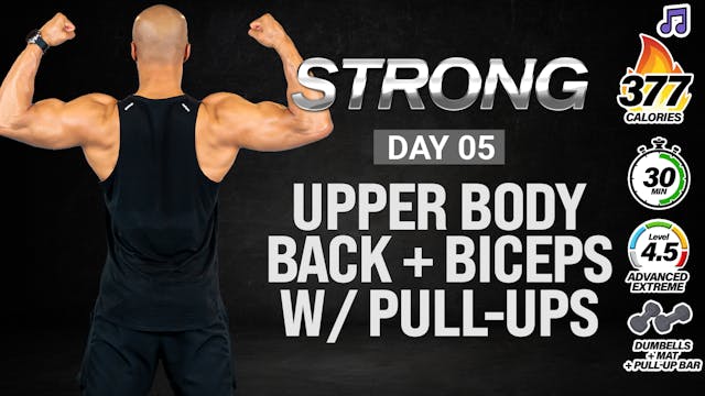 30 Minute Upper Body Back & Biceps wi...