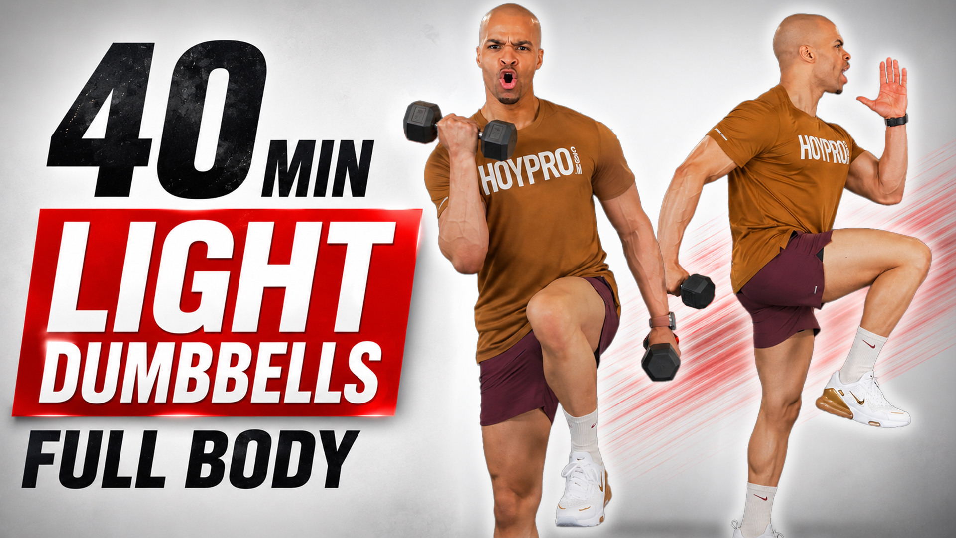 40 Minute Full Body Light Weight HIIT Workout