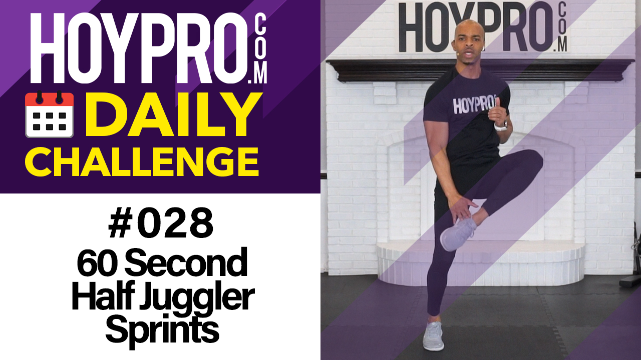 60 Second Half Juggler Sprints - Daily Challenge #028