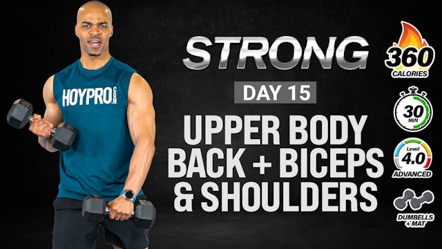 30 Minute Upper Body Back, Shoulders ...
