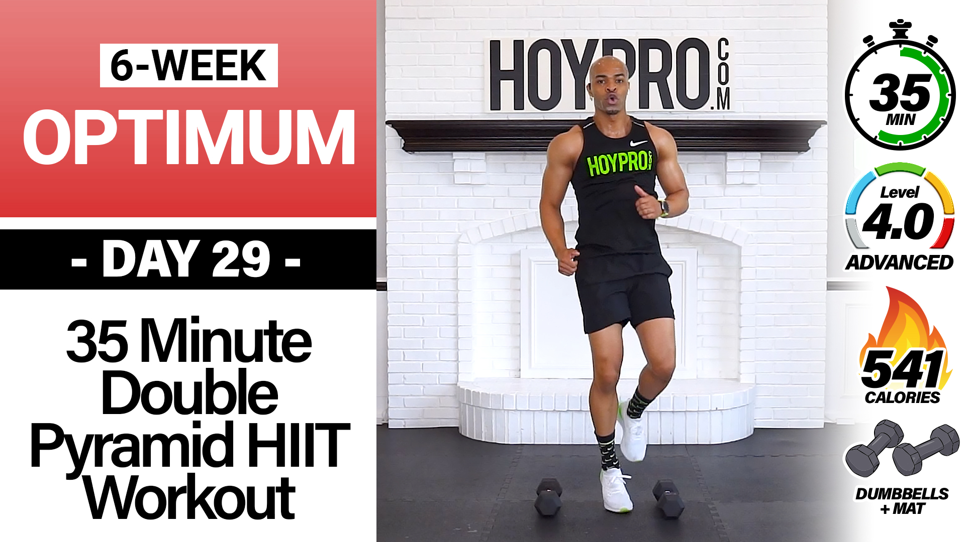 35 Minute Double Pyramid Workout - OPTIMUM 29