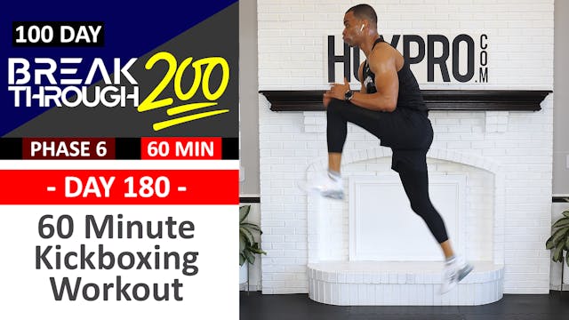 #180 - 60 Minute Killer Kickboxing Circuits + Abs - Breakthrough200