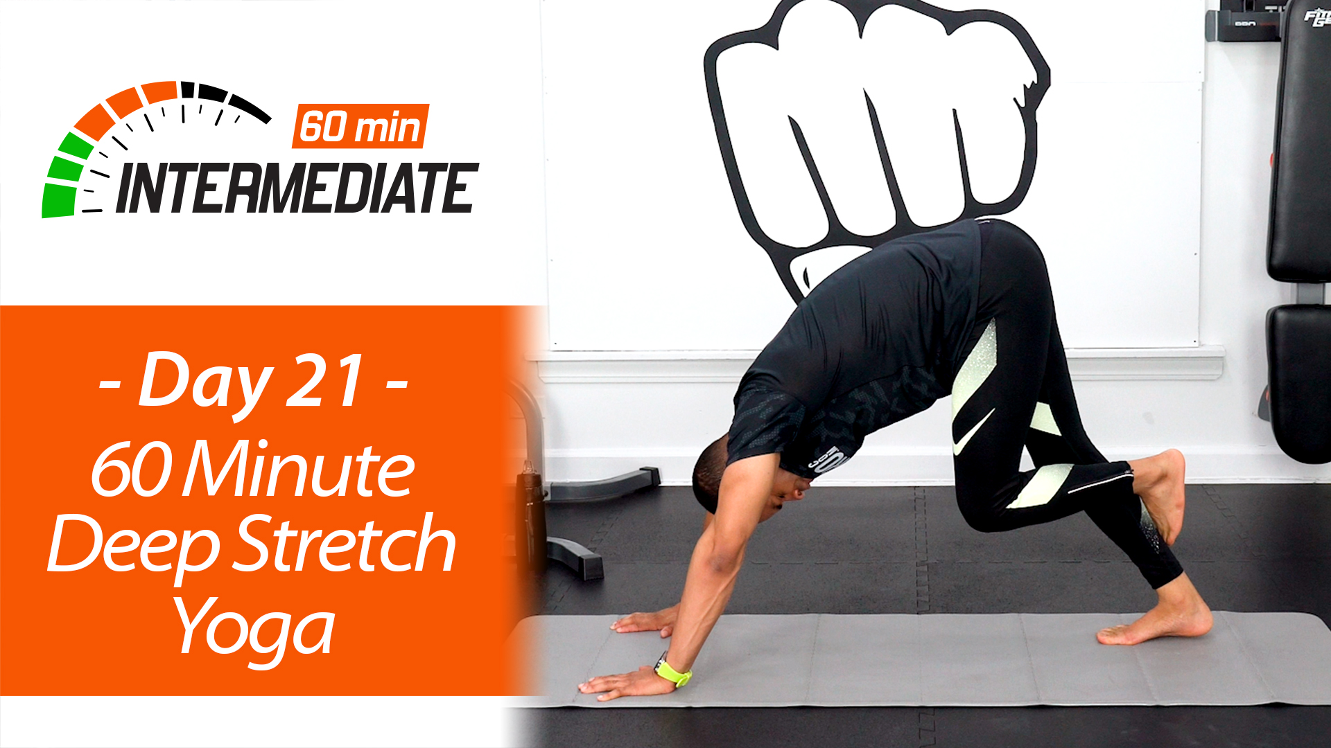 60 Minute Intermediate Deep Stretch & Recovery Yoga - Intermediate 60 #21