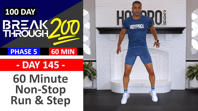 #145 - 60 Min Non-Stop Step & Sprint Workout - Breakthrough200