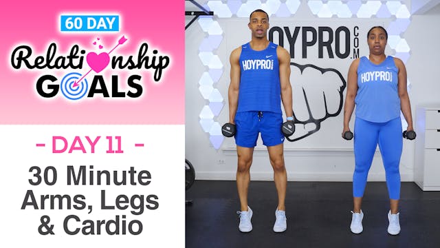 30 Minute COMPROMISE Arms Legs & Cardio Workout - Relationship Goals #11
