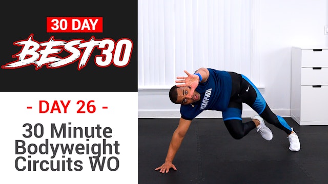 30 Minute Bodyweight Circuit CRUSHER!!! - Best30 #26