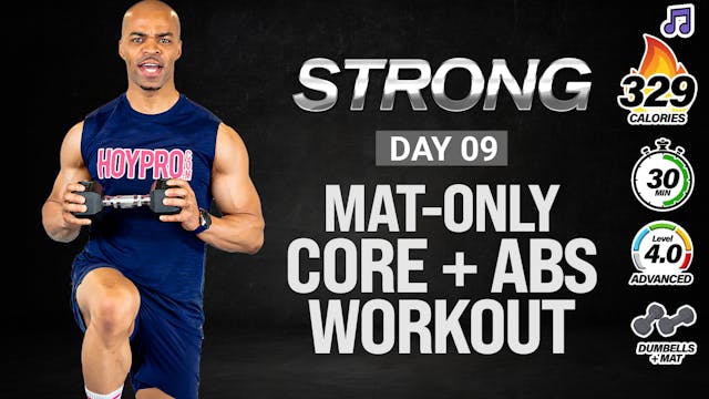 30 Minute Mat-Only Core & Abs Strengt...