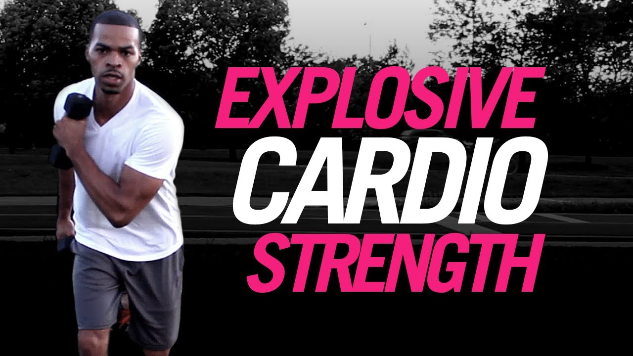 10 Minute Explosive Cardio Strength Dumbbell Workout