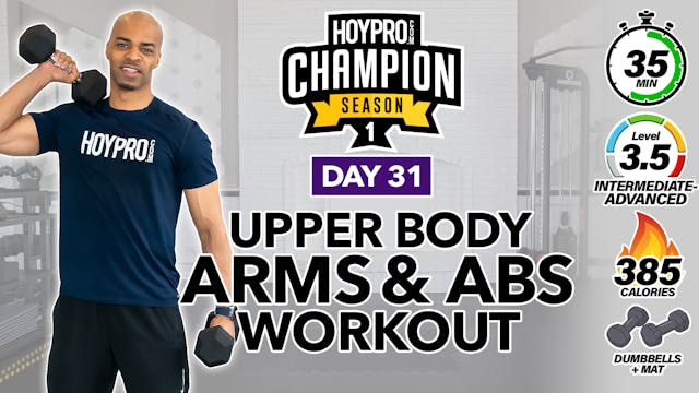 35 Minute Arms & Abs Upper Body Worko...