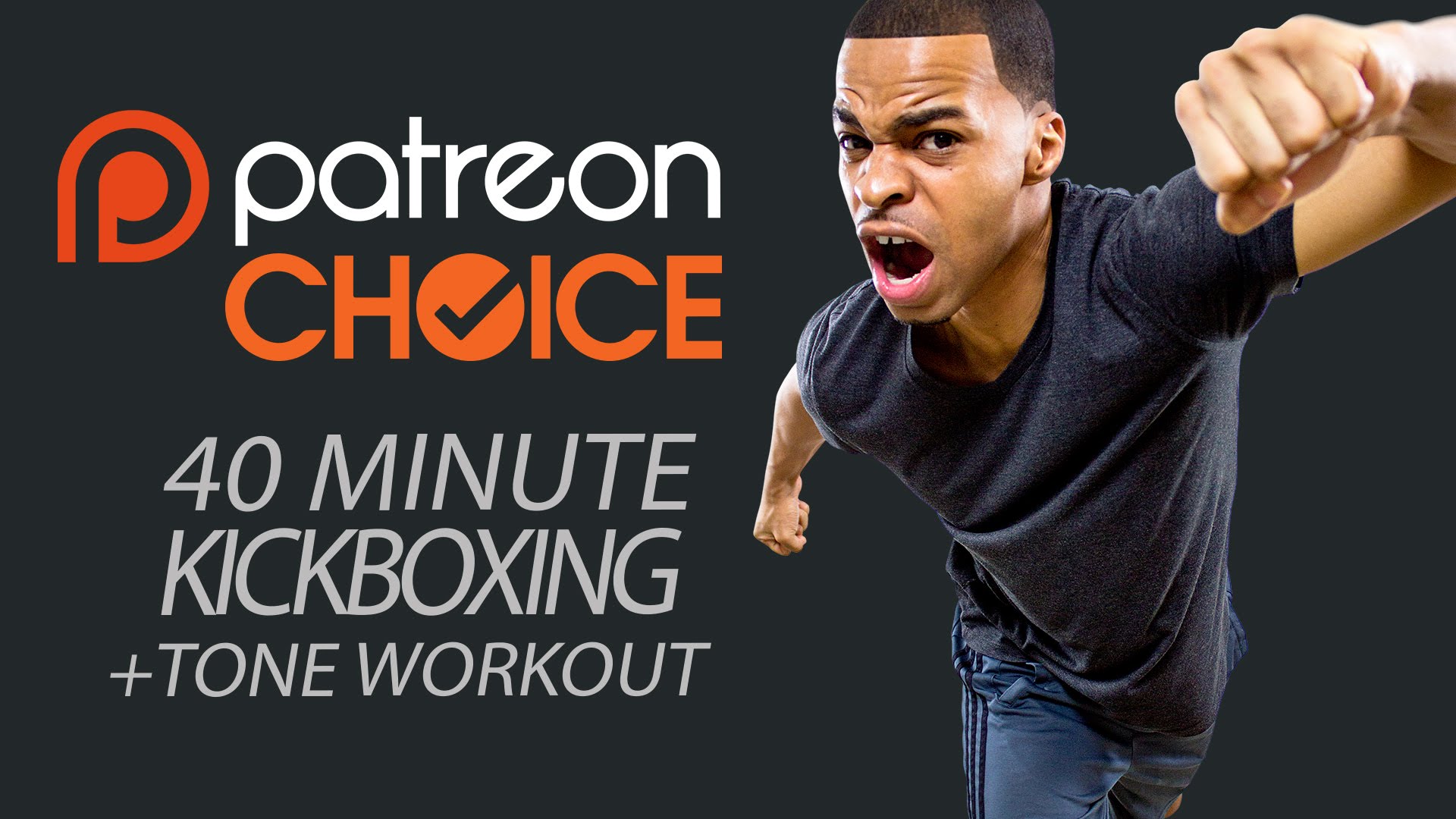 40 Minute Kickboxing and Light Dumbbell Toning INSANE Fat Burning Workout