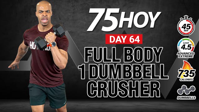 45 Minute One Dumbbell Power Strength...