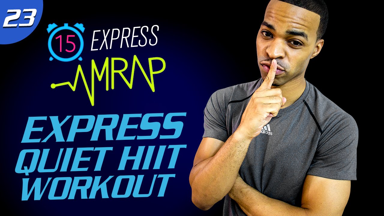 AMRAP #23: 15 Minute Silent HIIT: Low Impact Quiet Workout