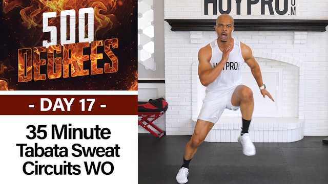 35 Minute Tabata Sweat Circuits Full Body BURNER - 500 Degrees #17