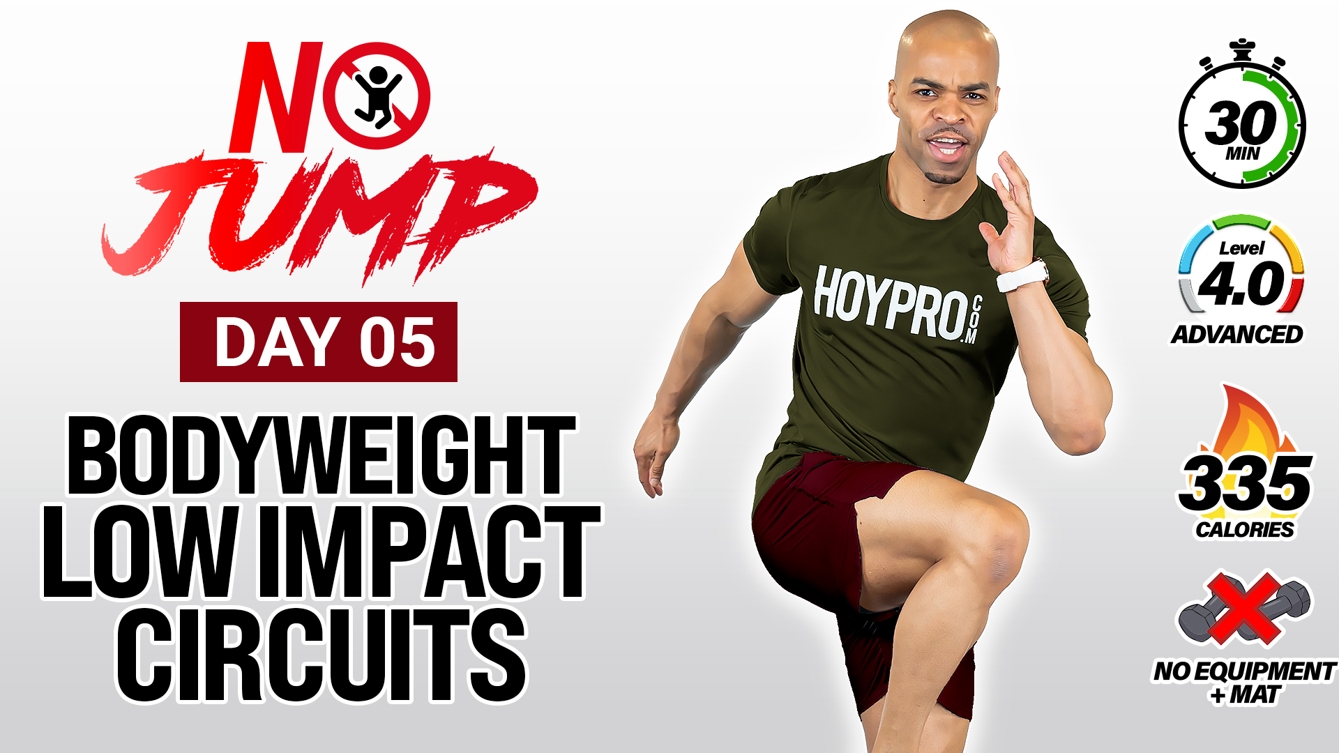 30 Minute Low Impact No Equipment Circuits - NO JUMP #05
