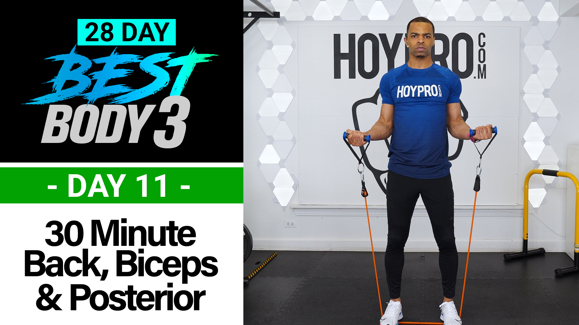 30 Minute Back, Biceps, Shoulders & Posterior Workout - Best Body 3 #11
