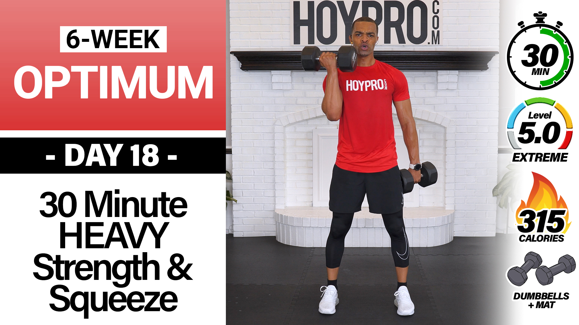 30 Minute HEAVY Strength & Squeeze Workout - OPTIMUM #18