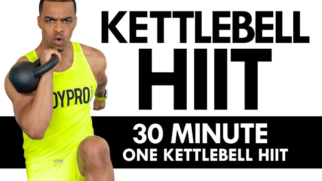 30 Minute KILLER Kettlebell HIIT Workout (One Kettlebell + Dumbbell Options)