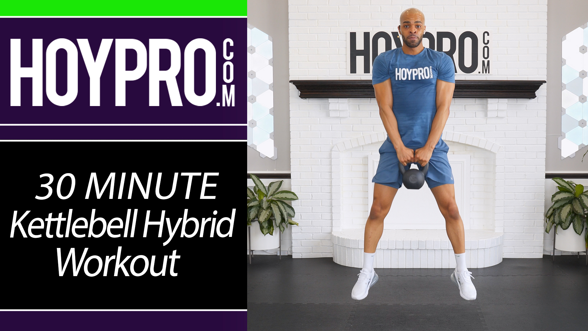 30 Minute Full Body Kettlebell Hybrid HIIT Workout