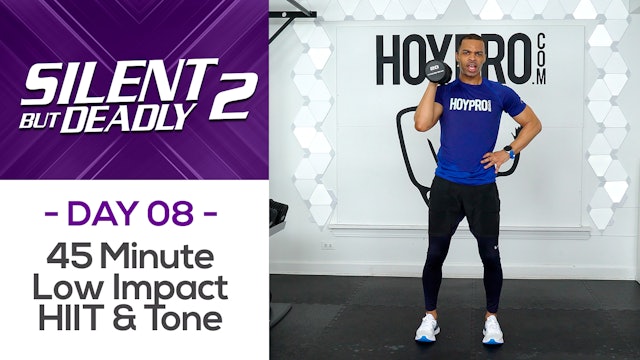 45 Minute Low Impact HIIT & Tone Circuit Workout - SBD2 #08