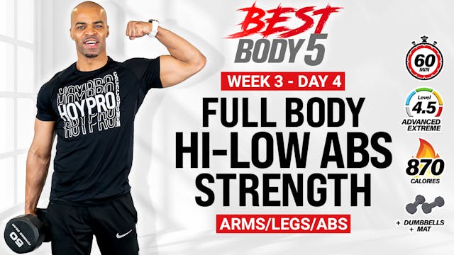 60 Minute Heavy Hi-Low Abs Full Body ...