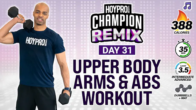 35 Minute Upper Body Arms & Abs Worko...
